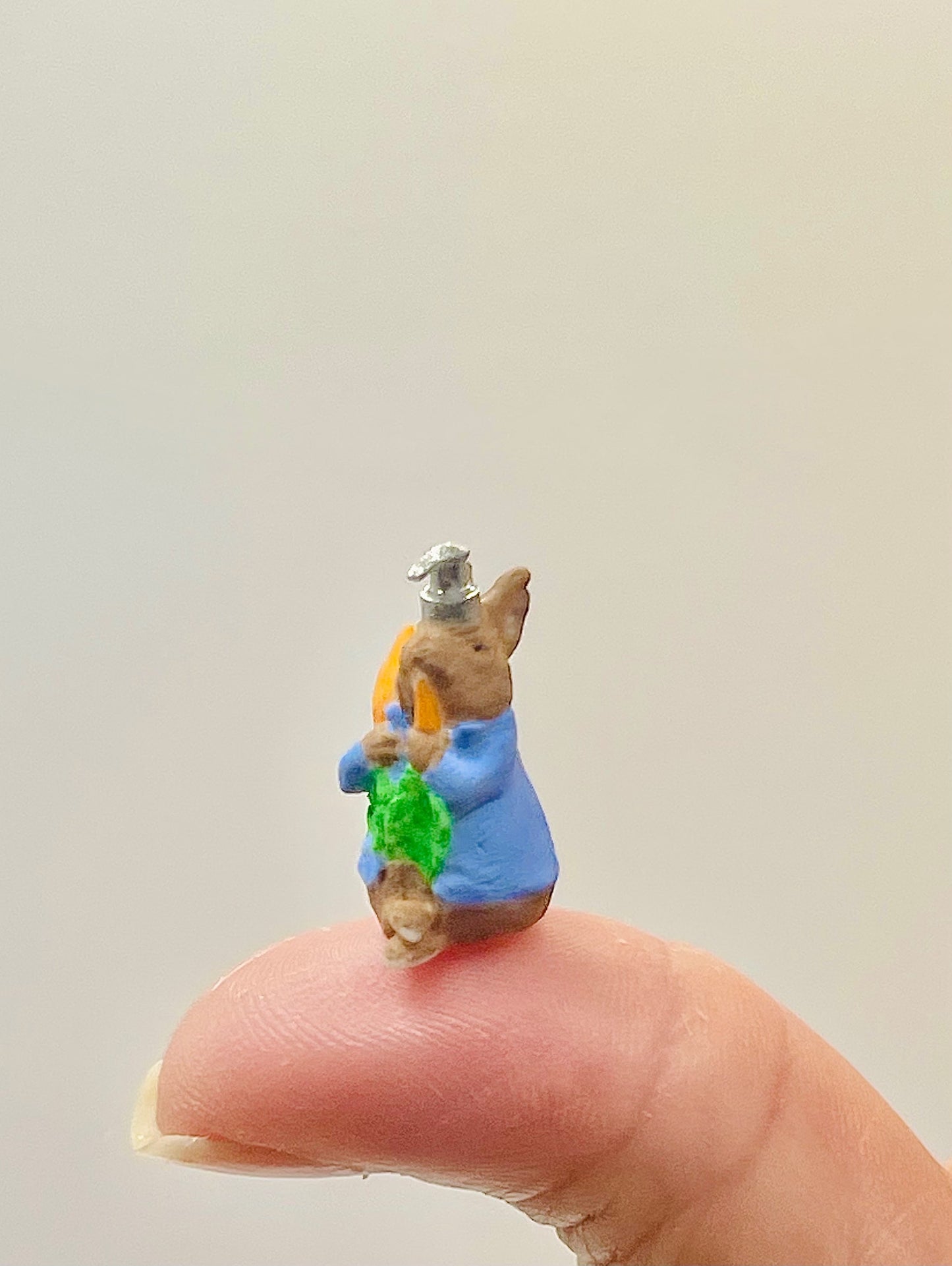 1:12 Scale Miniature Peter Rabbit dispenser for dollhouse image 1