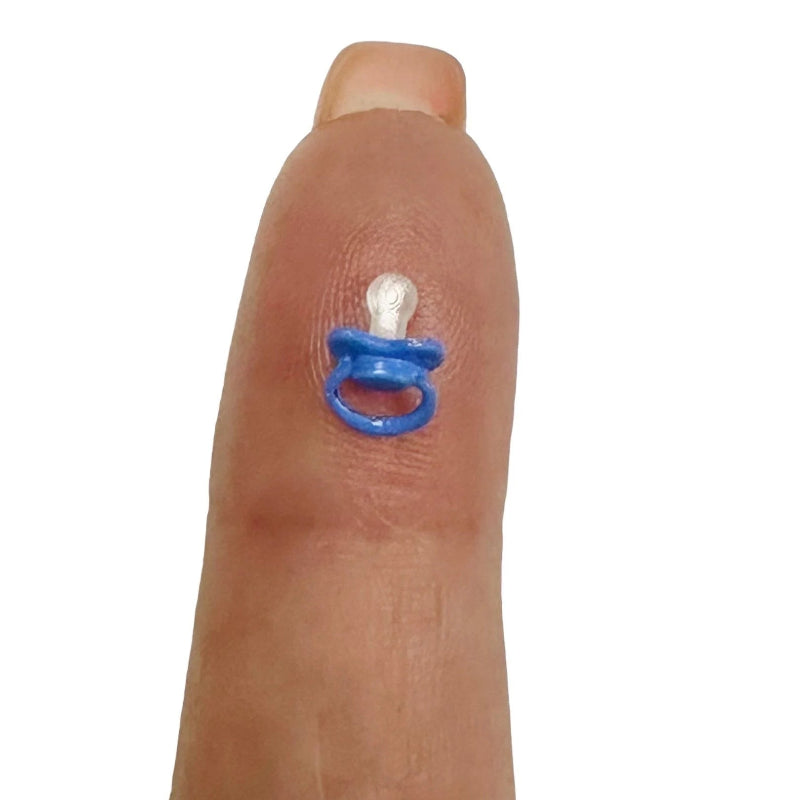 1:12 Scale Miniature Blue Pacifier
