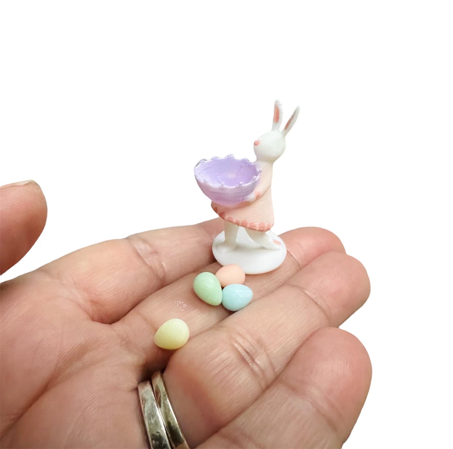 1:12 Scale Bunny Bowl Stand