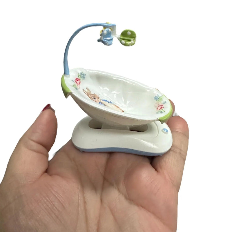 1:12 Scale Miniature Baby Doll Swing