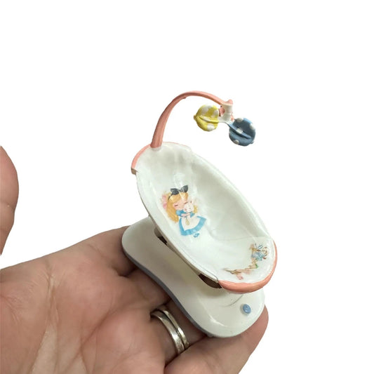 1:12 Scale Miniature Baby Doll Swing for dollhouse décor