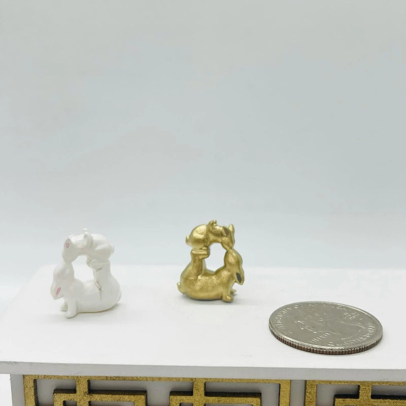 1:12 Scale Miniature Bunny figurine