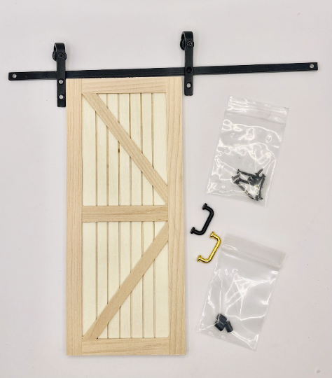 Barn Door for dollhouse décor image 0