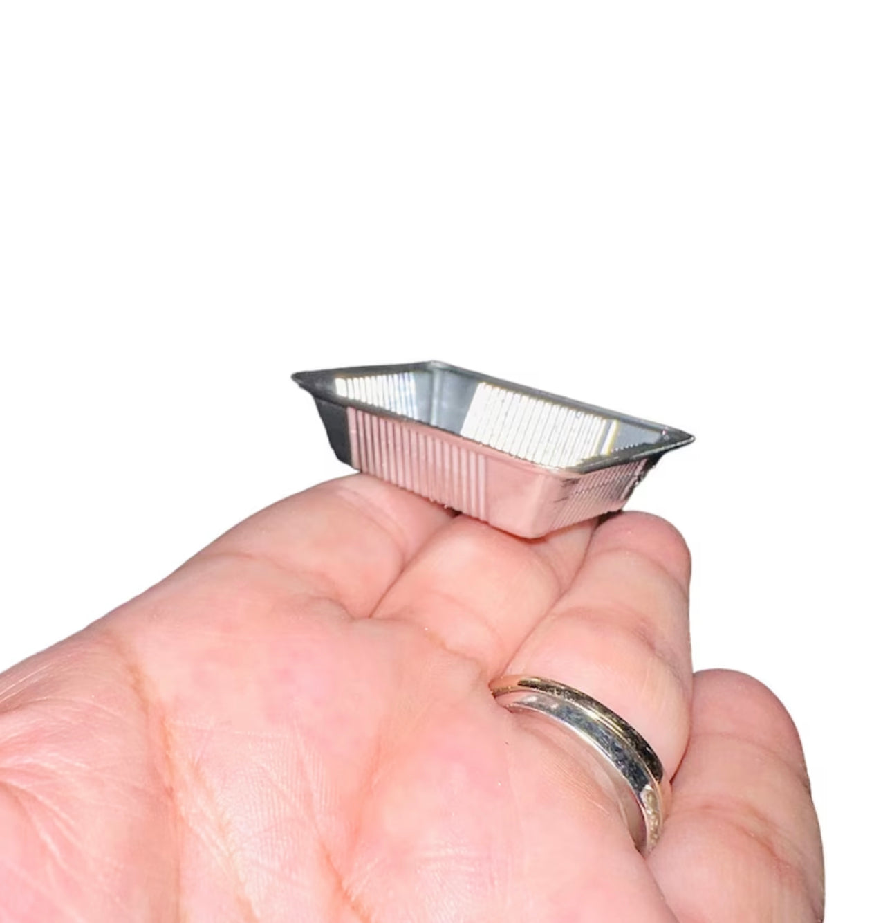 1:12 scale Foil Pan for dollhouse décor image 1