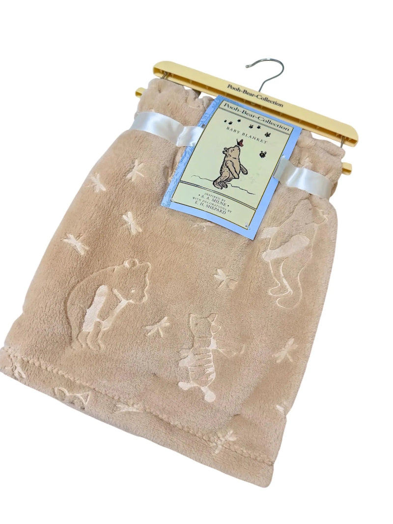Caramel Plush Blanket for Reborn Baby Doll or Newborn
