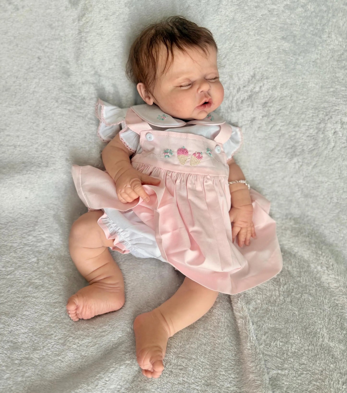 Size Newborn Pinafore Romper Dress set