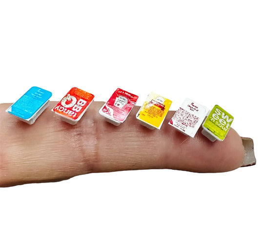 1:12 Scale Dollhouse 6 pc Dipping Sauce Packets