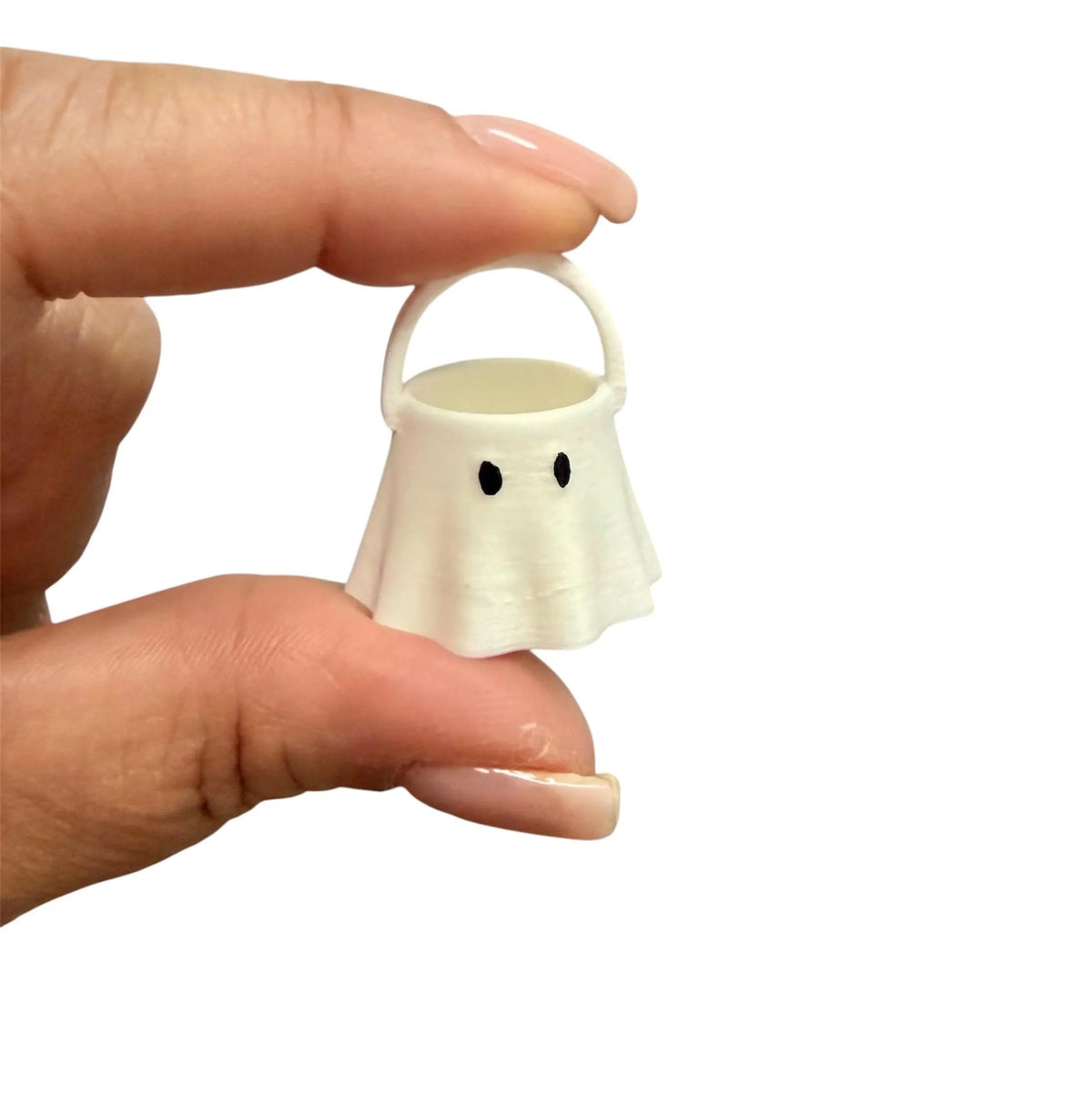 1:12 Scale Dollhouse Ghost Halloween Bucket