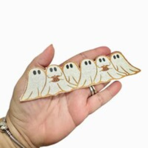 1:12 Scale Miniature Halloween Ghost Rug Runner  5.6”