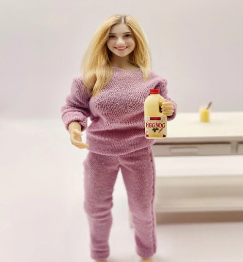 Eggnog Bottle for dollhouse décor image 0