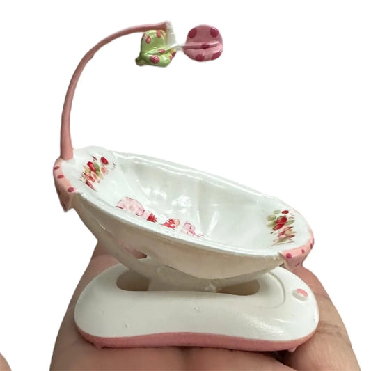 1:12 Scale Miniature Baby Doll Swing for dollhouse décor