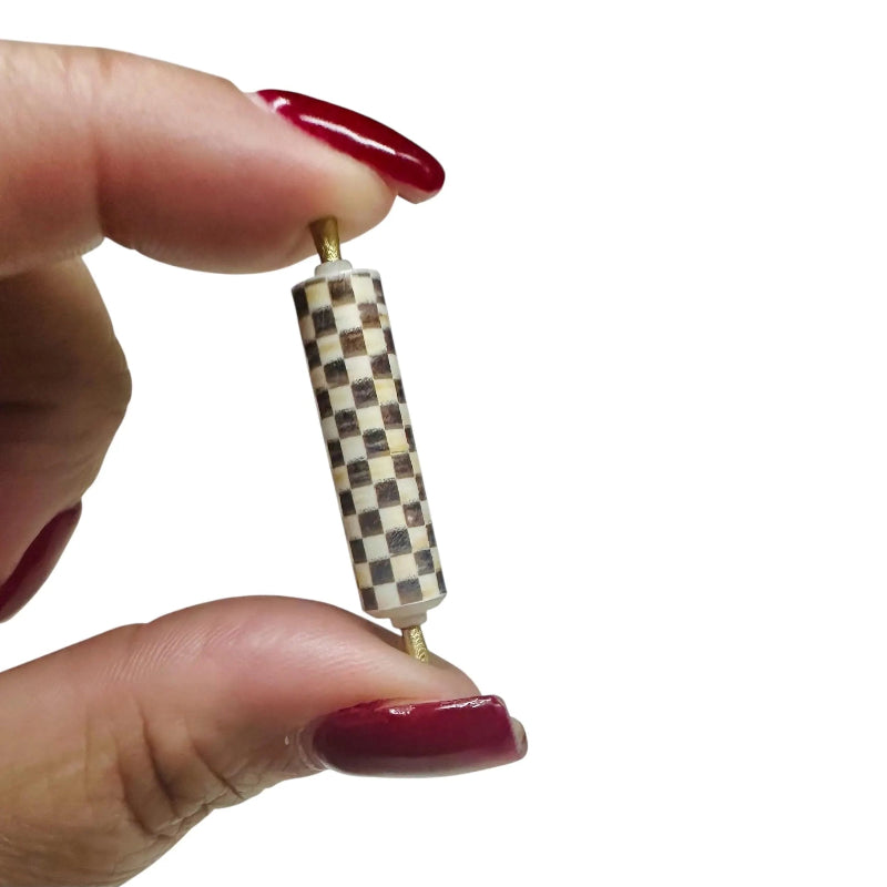 1:12 Scale Miniature Black Rolling Pin