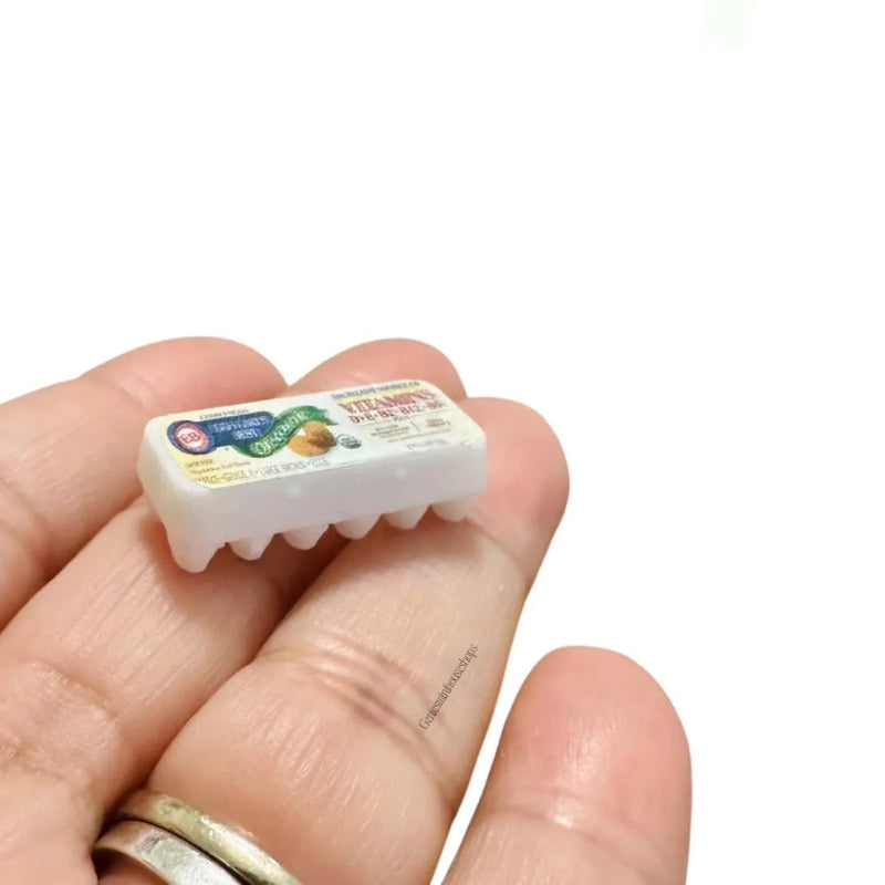 1:12 Scale Miniature Carton of Eggs