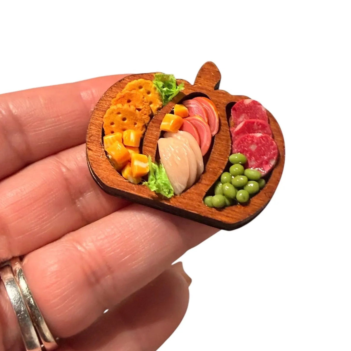 1:12 Scale Miniature Charcuterie Pumpkin Fall Tray