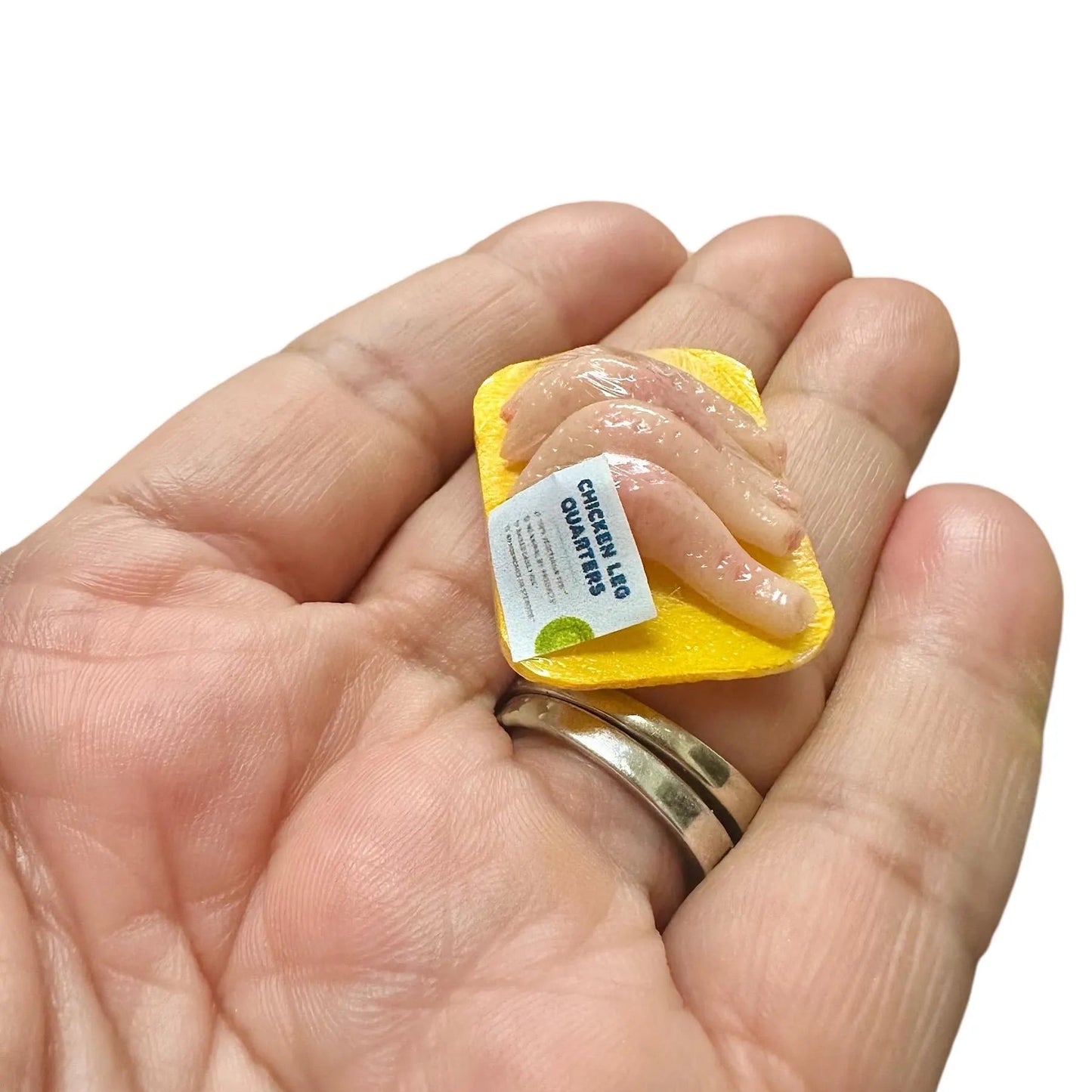 1:12 Scale Miniature Chicken Leg Quarters