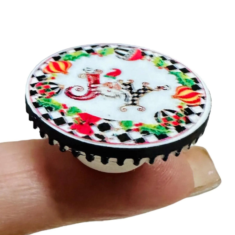 1:12 Scale Miniature Christmas Cake Stand