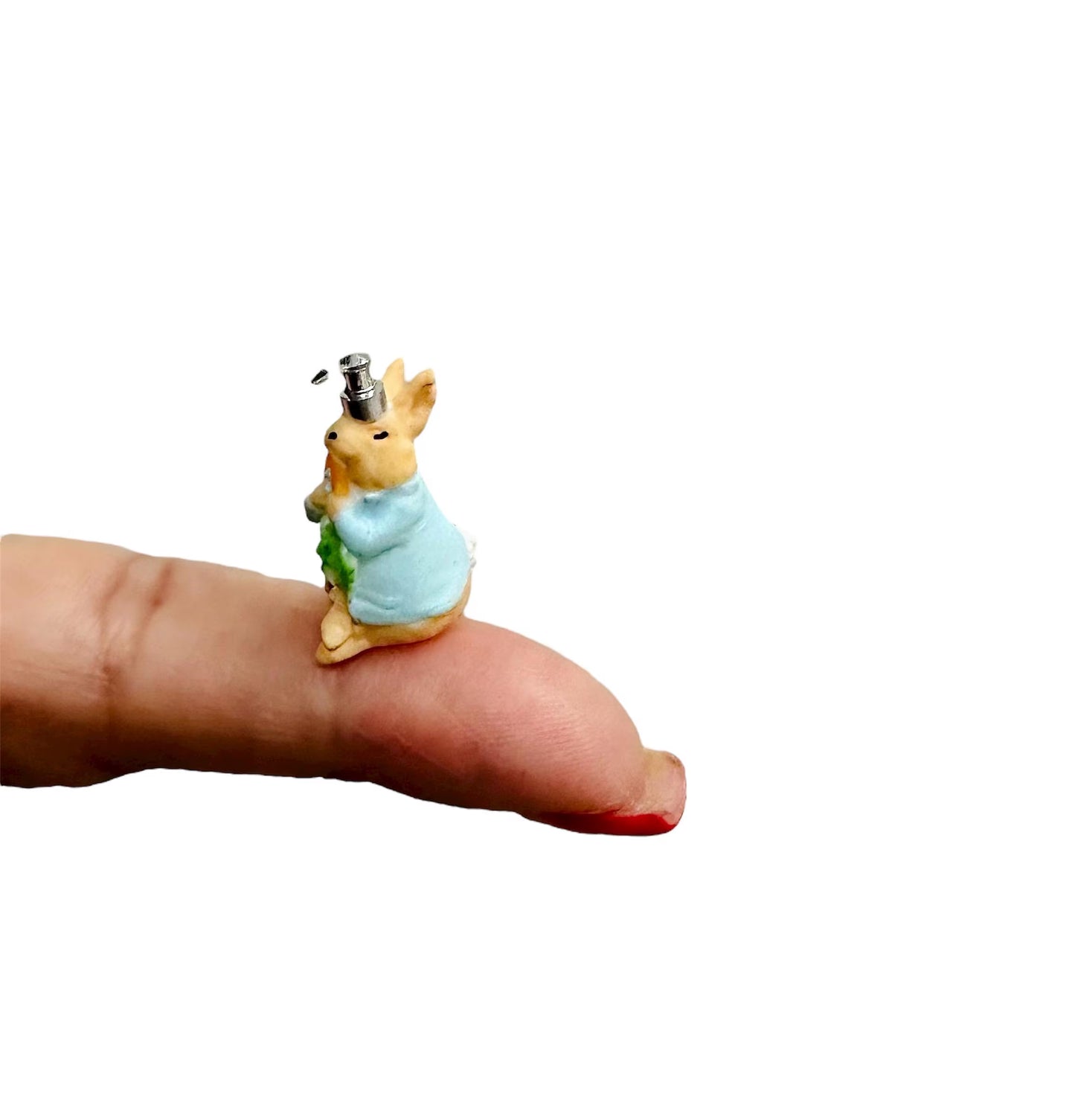 1:12 Scale Miniature Dollhouse Bunny Soap Pump Dispenser