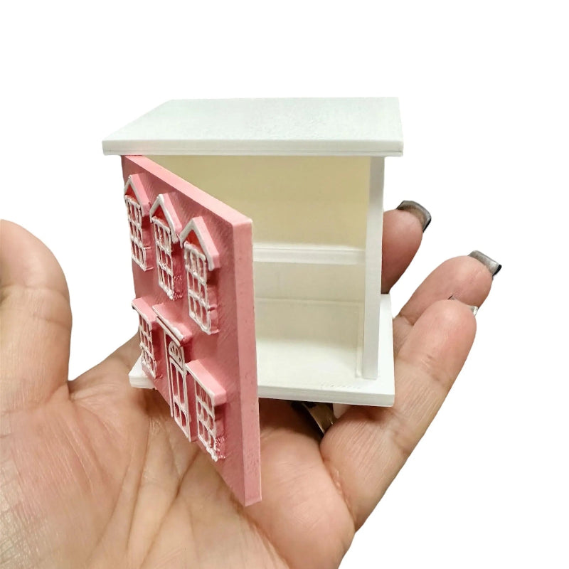 1:12 Scale Miniature Dollhouse Shape Nightstand
