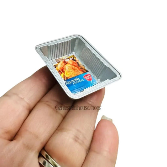 1:12 Scale Miniature Foil Pan