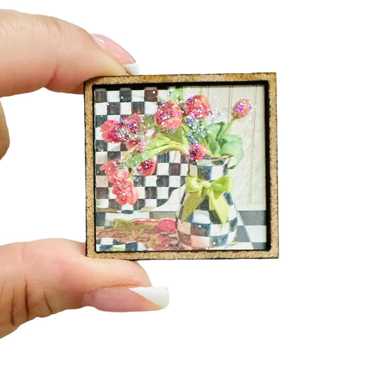 1:12 Scale Miniature Framed Art  Sign