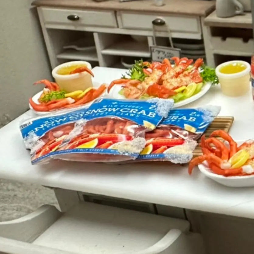 1:12 Scale Miniature Frozen Crab Legs