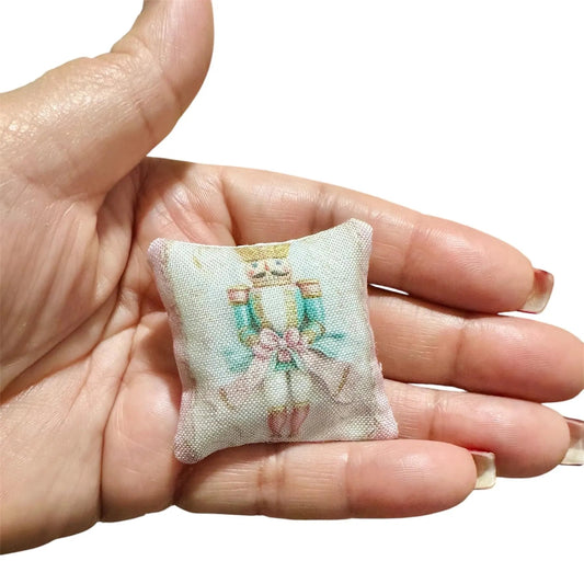 1:12 Scale Miniature Nutcracker Pillow