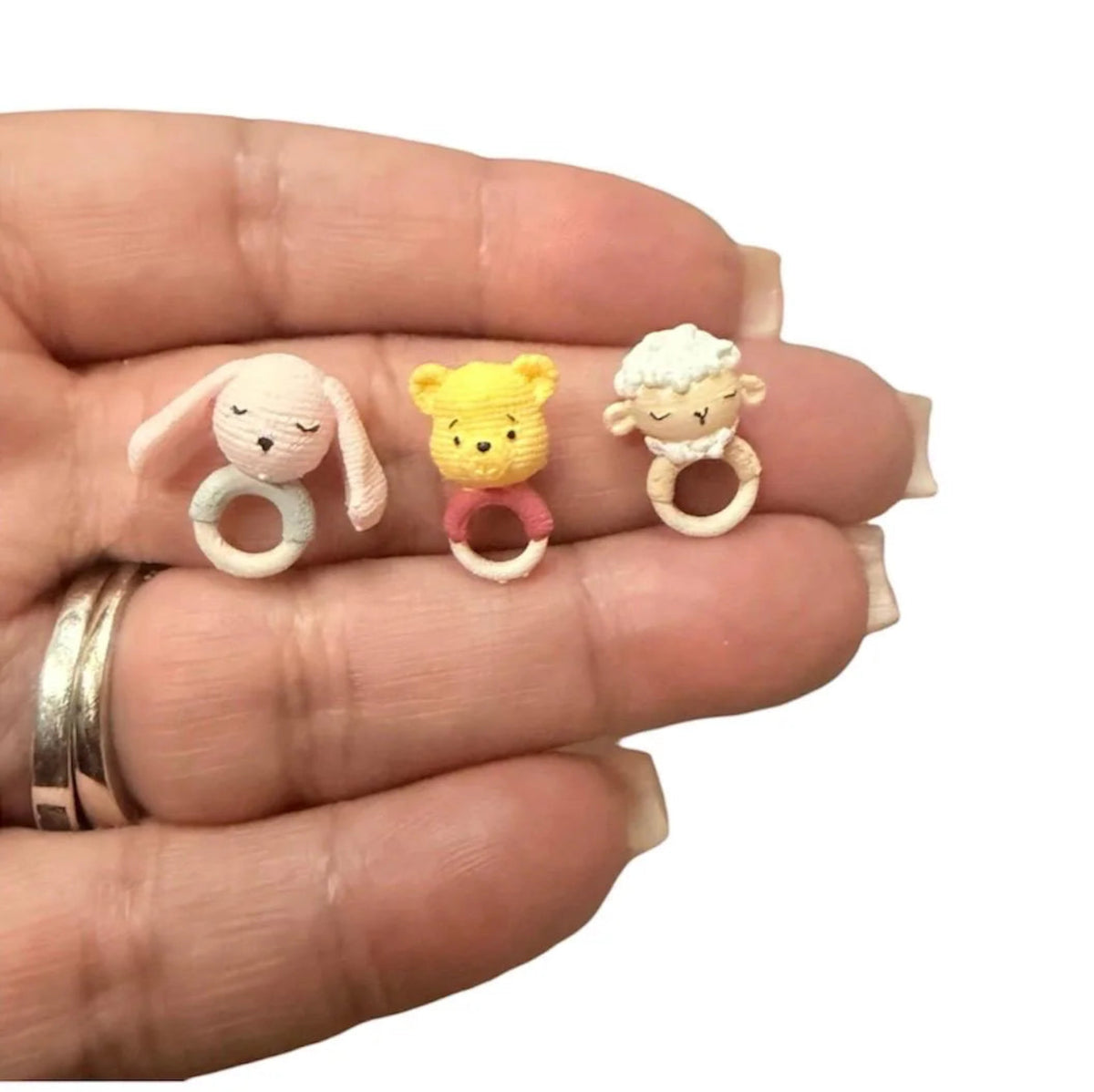 1:12 Scale Miniature Rattles for Dollhouse Baby