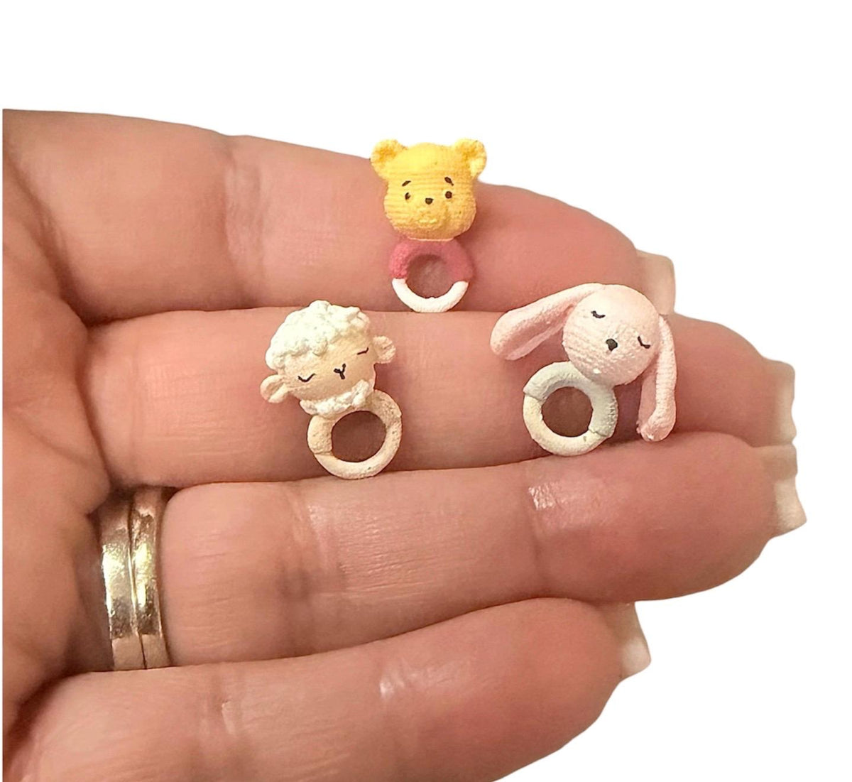 1:12 Scale Miniature Rattles for Dollhouse Baby