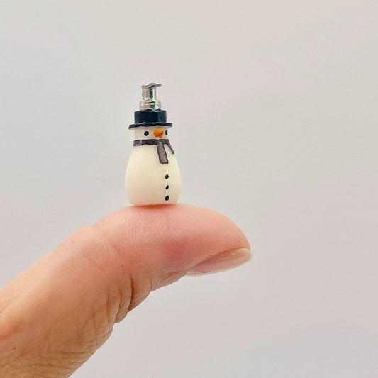 1:12 Scale Miniature Snowman Soap Pump