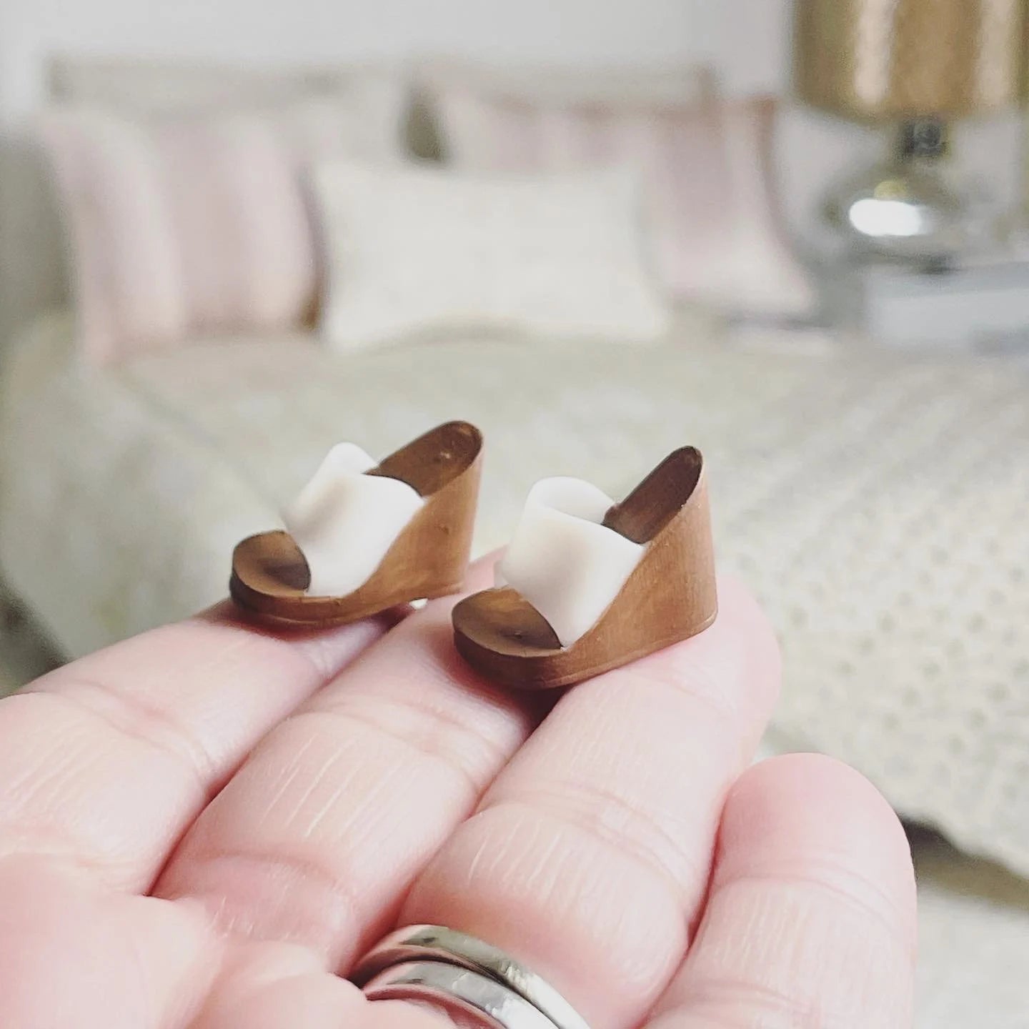 1:12 scale DIY Wedge Sandals for Phicen doll