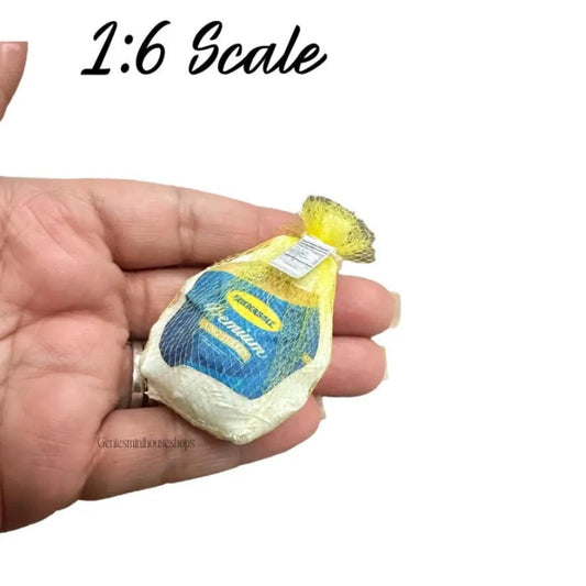 1:6 Scale Miniature Frozen Turkey