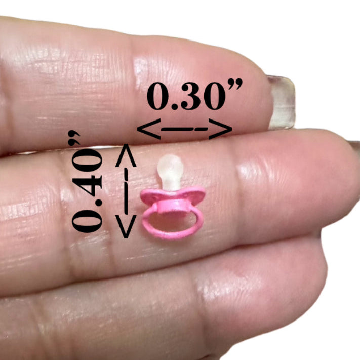 1:6 Scale dollhouse Pink Pacifier  image 2