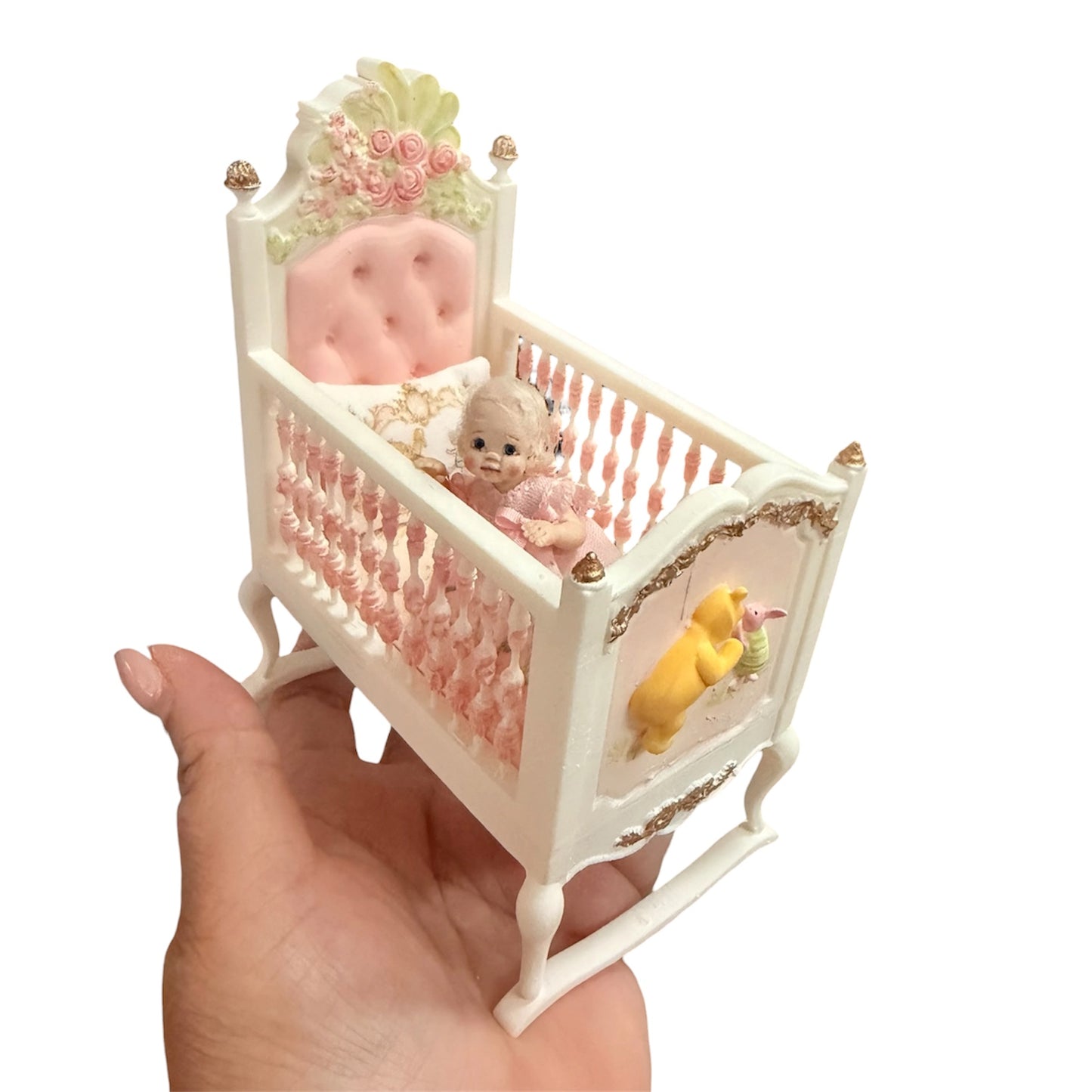 1:12 Scale Dollhouse Crib