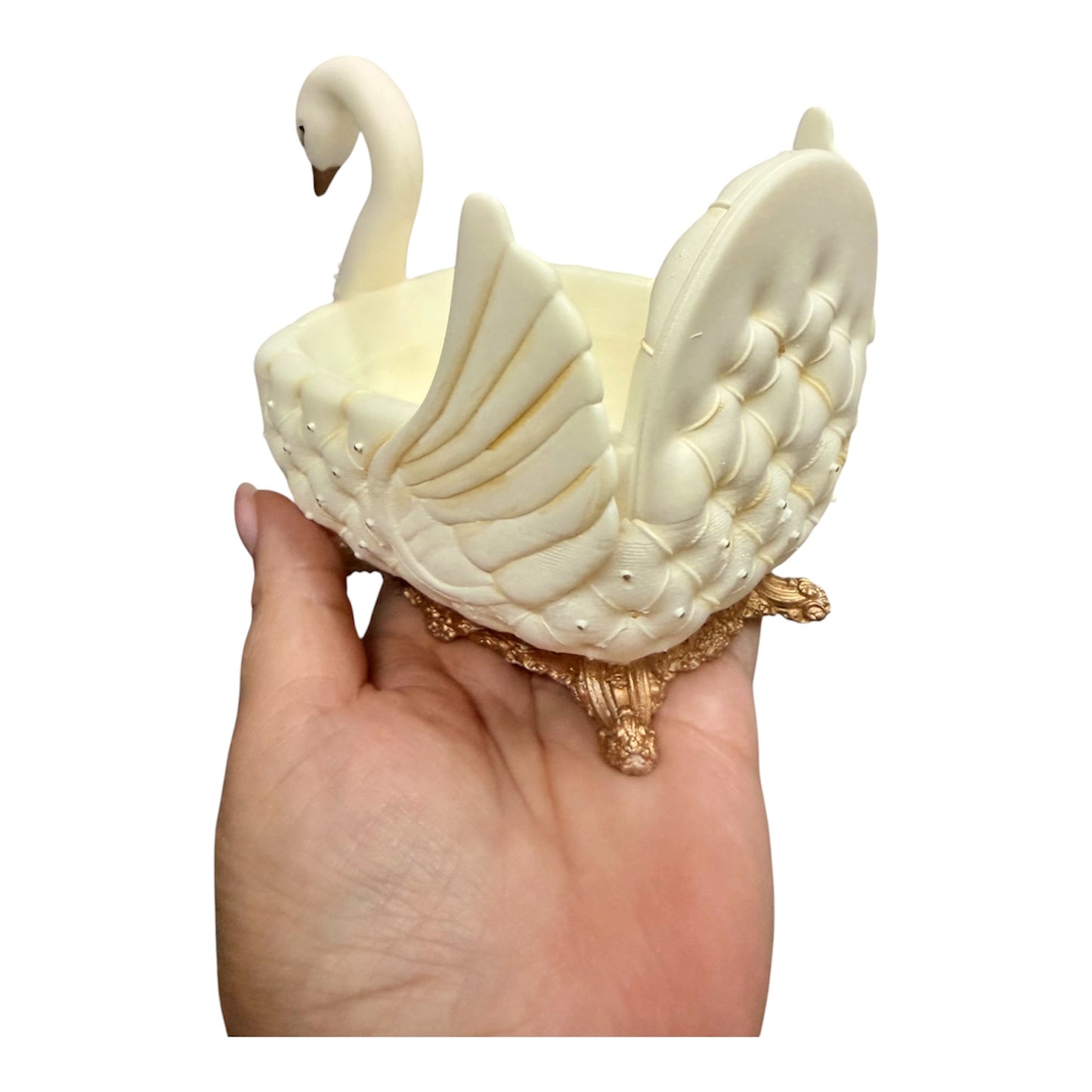1:12 Scale Dollhouse Swan Crib