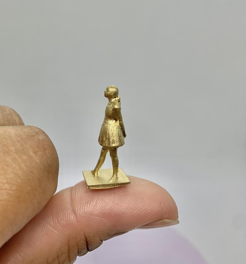 Ballerina Figurine for dollhouse decor image 0