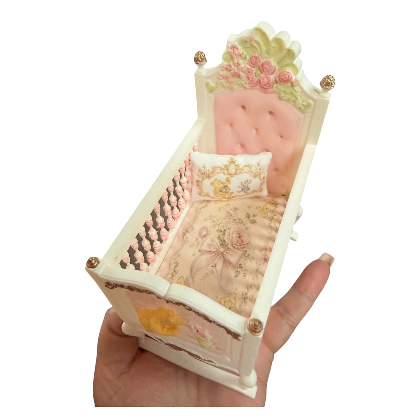 1:12 Scale Dollhouse Crib