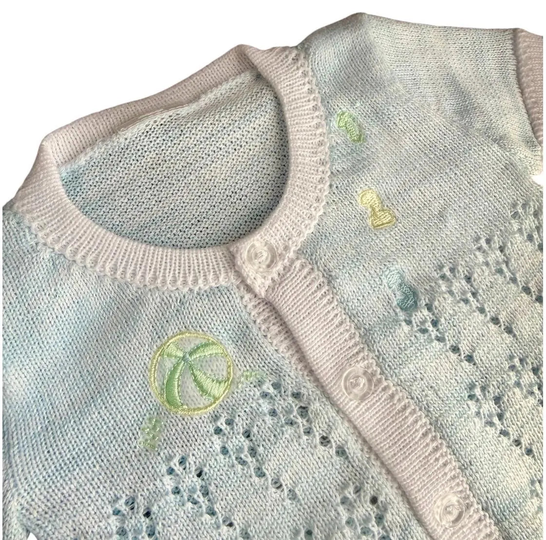 Tiny Blessings Soft Blue Knit Set - Preemie up to 7 lbs.