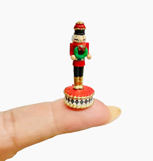 1:12 Scale Dollhouse Miniature Nutcracker image 0