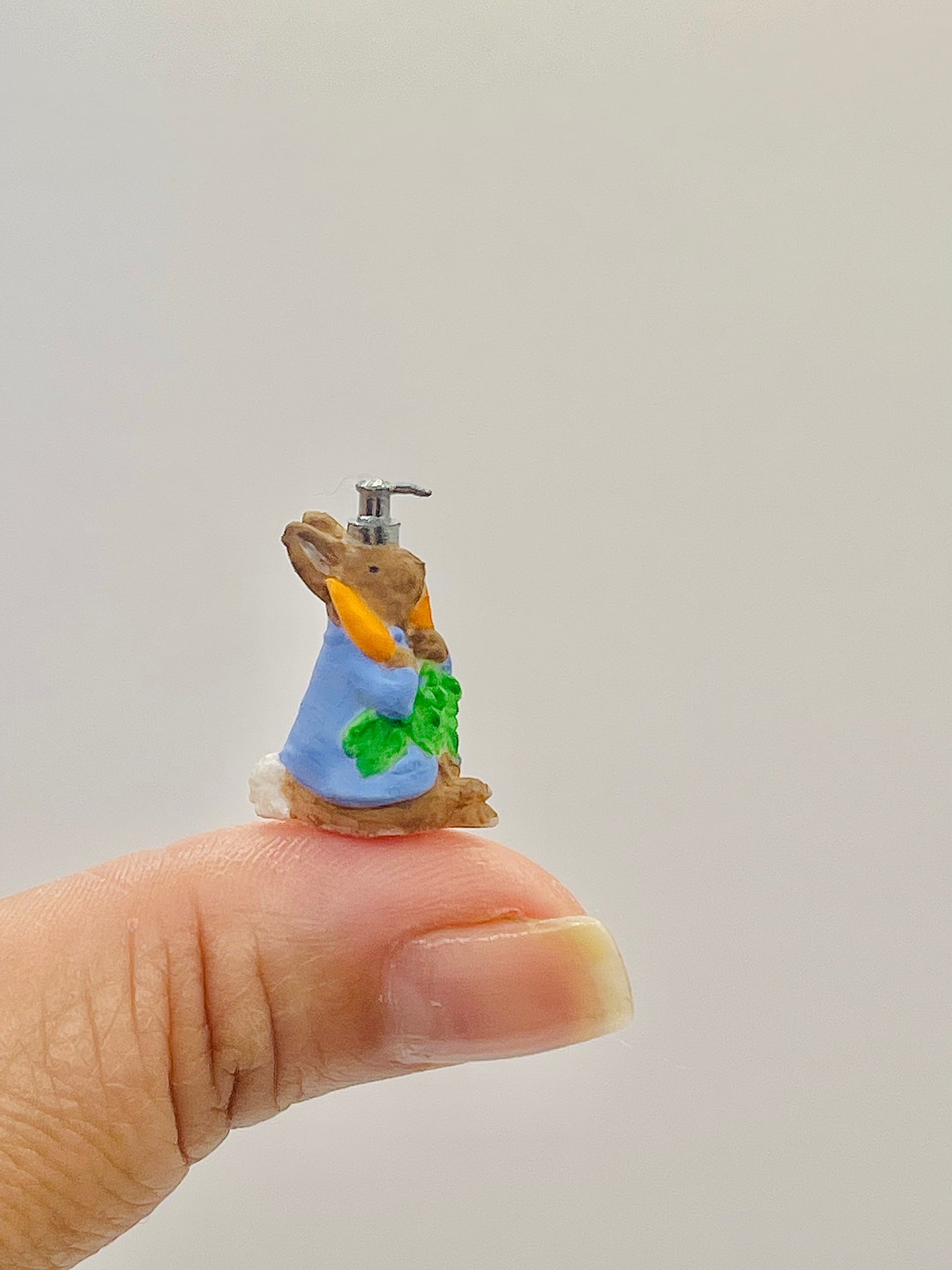 1:12 Scale Miniature Peter Rabbit dispenser for dollhouse  image 0