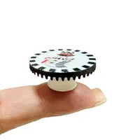 1:12 Scale Christmas Snowman Cake Stand for dollhouse décor