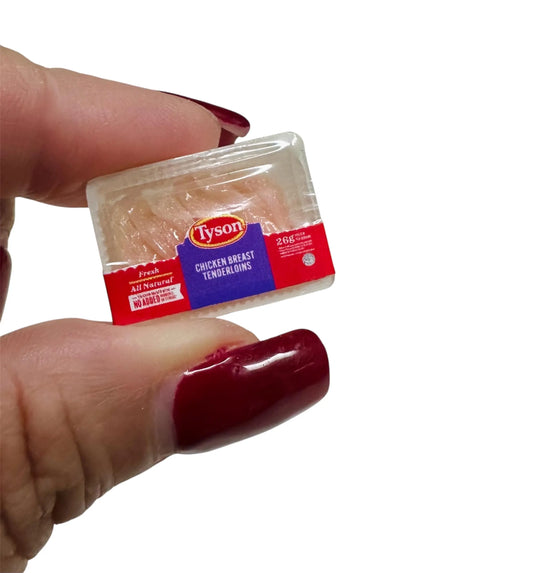 1:12 Scale Dollhouse  Chicken Tenderloins  Pack for Dollhouse decor